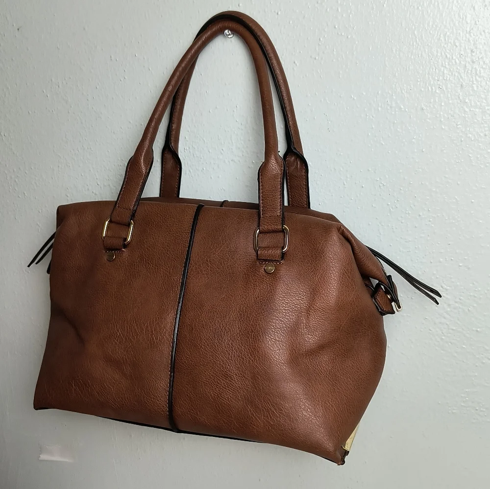 Aldo Brown Satchel Handbags Vintage Style